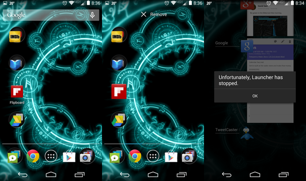 This is how I can crash my Moto X on the new Kit Kat update.